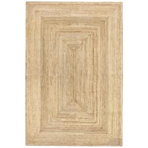 Hamid - Alfombra Yute Alhambra Color Natural, Alfombra 100%…