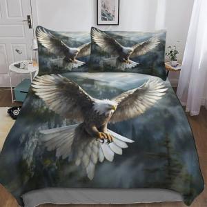 PPZYY Adler Ropa de cama y funda de almohada – Fundas nórdi…