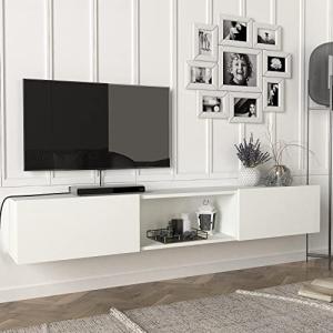 [en.casa] Mesa TV Flotante Mueble de Salón Suspendido con 3…