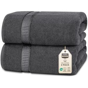 Utopia Towels - Pack de 2 Toallas de Baño Jumbo de Lujo (90…