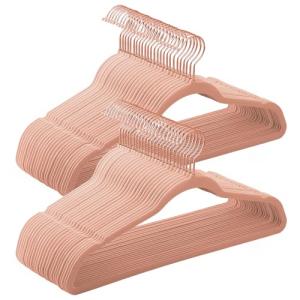 SONGMICS Percha de Terciopelo, Juego de 50, Antideslizantes…