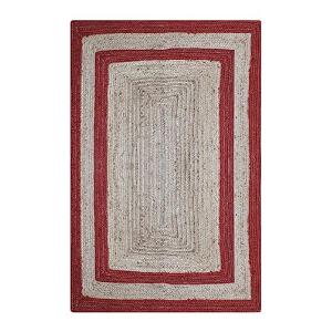 CASAVANI Alfombra de yute natural Kilim tejida a mano para…