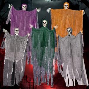 Purpledi Halloween Decoracion Terror, 5PCS Decoración Fanta…