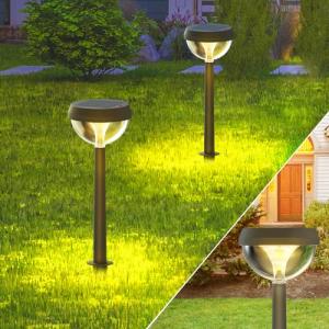Linkind Luces Solares Exterior Jardin, Baliza Solar con Luz…