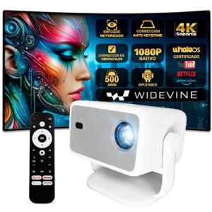 Proyector 4K, Unicview TP350, Google Certificado Netflix, V…
