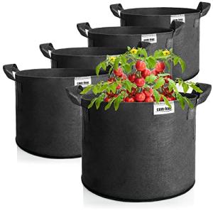 com-four® 5X Saco para Plantas 95 L - Tarrina para Tomates…