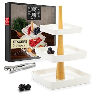 Moritz & Moritz Frutero de 3 pisos - Pinzas incluidas - Por…