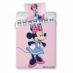 Disney Minnie Mouse 118 - Ropa de cama para cuna (100 x 135…