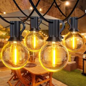 LaPitio Luces Led Exterior Jardin, 15M Guirnalda Luces Exte…