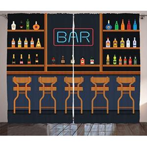 ABAKUHAUS Bar Cortinas, Sillas para Botellas de cóctel, Sal…