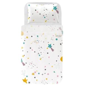 Juego Sábanas Infantil Estampado Magic Stars - Maxicuna 70x…