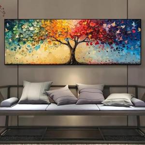 XIAOYIWIN Póster grande de árbol de la vida, diseño geométr…