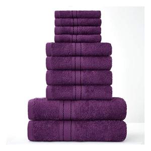 Lions Towels 544746 - Juego de 10 piezas 100% algodón egipc…