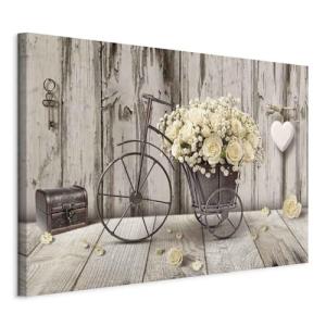 murando Cuadro en Lienzo Flores 90x60 cm 1 Parte Impresión…