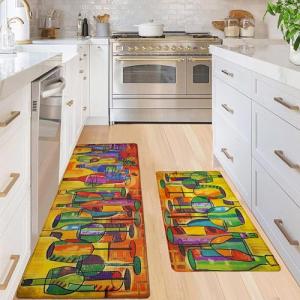 LIBRNTY 2 Piezas Kitchen Mat Floor,Alfombras Cocina,Antifat…