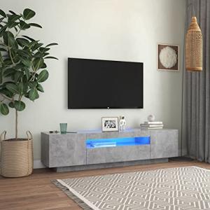 MOONAIRY Mueble para TV con Luces LED, Mesa TV, Mueble Tele…