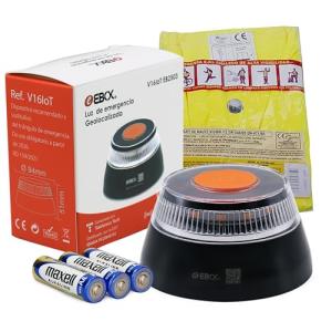 HIBRON EBOX Luz Emergencia V16 Homologada DGT con Geolocali…