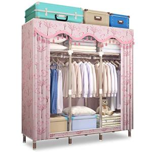 HYY-AA Armarios de Tela Plegable Armario Perchero Hanger As…
