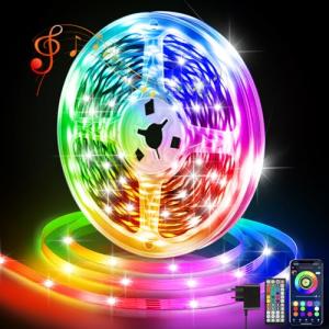 10M Luces LED Habitación, Tiras LED Inteligentes RGB Contro…