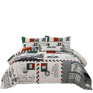 Juego de Cama Funda nórdica Fundas de almohada Ciudades Ame…