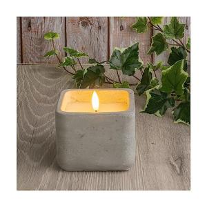Ideen mit Herz Vela LED de cera real, en recipiente decorat…