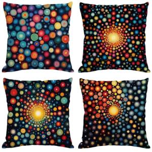 Fundas Cojines 65x65 cm Juego de 4 Color Cojines Exterior I…