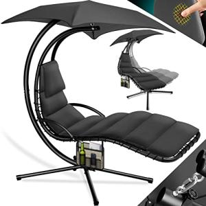 KESSER® Tumbona Flotante con Sombrilla | Hamaca Colgante So…