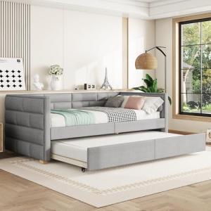Moimhear 90 x 200 cm sofá cama con cama nido estilo minimal…