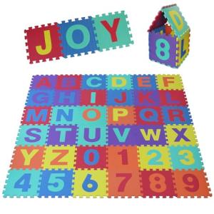 ALPIDEX Alfombra Puzzle Infantil 36 Piezas Alfombrilla Suav…