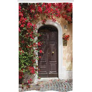 ABAKUHAUS marroquí Cortina para baño, Puerta Vieja con Las…