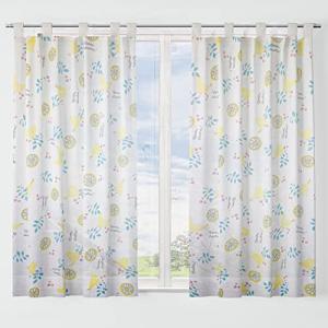 Dalina Textil -Cortina de Cocina Translúcido Estampado, Vis…