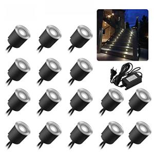 Arotelicht Juego de 16 focos LED empotrables para el suelo,…
