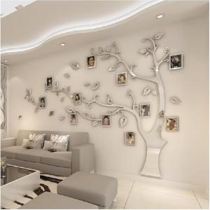 Purekay Pegatinas de Pared 3D Árbol Familia Marco de Fotos…
