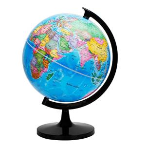 EXERZ 30cm Globo Terráqueo - Mapa en inglés - Montado por t…