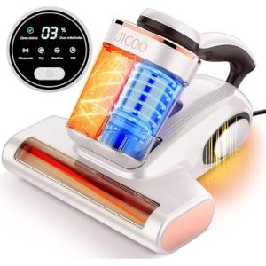 JIGOO J300 J300-Aspirador antiácaros, Blanco