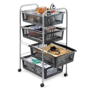 Metaltex SUPERJUMBO - Carro Multiuso con Ruedas. 4 Cestas.…