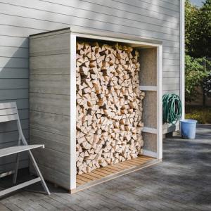 Caseta de Exteriores para leña 1,14 m² - 75 x 153 x H159 cm…