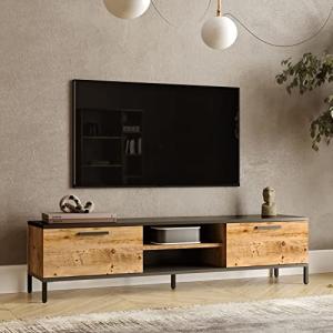 [en.casa] Mueble TV 160 con 2 Salidas de Cables Mesa de Tel…