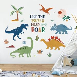 decalmile Pegatinas de Pared Dinosaurios Boho Vinilos Decor…