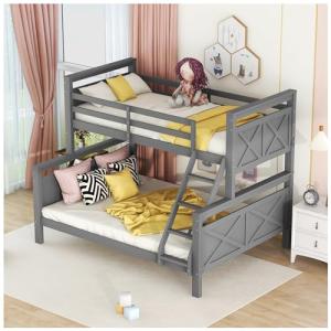 Hezezoiy Litera, cama infantil con escalera y barandilla de…