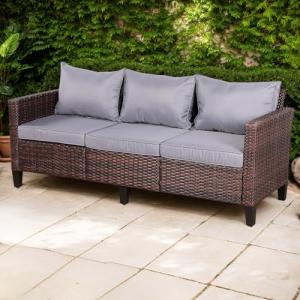 Rattan Park Sofás de Jardín de Poliratán – Conjunto Modular…