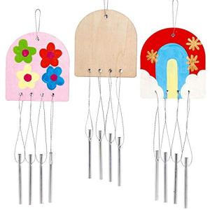 Baker Ross Campanas de Viento de Madera - Paquete de 4, kit…