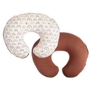 Boppy Funda de Almohada de Lactancia de Tela orgánica, arco…