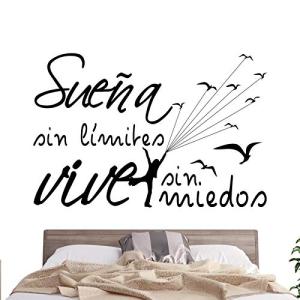 Docliick® Vinilos de pared decorativo con frase decorativa…