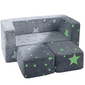 MeMoreCool Sillon Bebe, sofá con Estrellas Que Brillan en l…