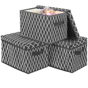 VERONLY Cajas de almacenamiento con tapas, cestas de almace…
