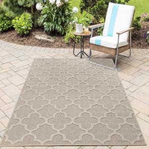 HomebyHome Alfombra Resistente a la İntemperie y Lavable pa…