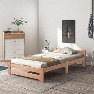 Estructura de cama vintage, de madera maciza, estilo vintag…