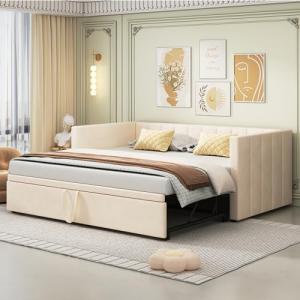 Idemon Tapizada Sofá Cama Extensible 90/180 x 200 cm Con So…