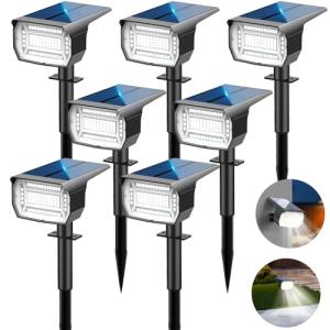 LOTMOS [72 LED/7 Piezas Luces Solares Exterior Jardin Imper…